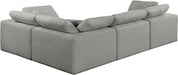 Comfy - 4 Piece Linen Fabric Modular Sectional - Simple Home Plus