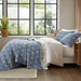 Keystone - Full/Queen Coverlet Set - Blue - Simple Home Plus