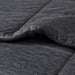 Comfort Cool Jersey Knit - Oversized Down Alternative King Comforter - Black - Simple Home Plus