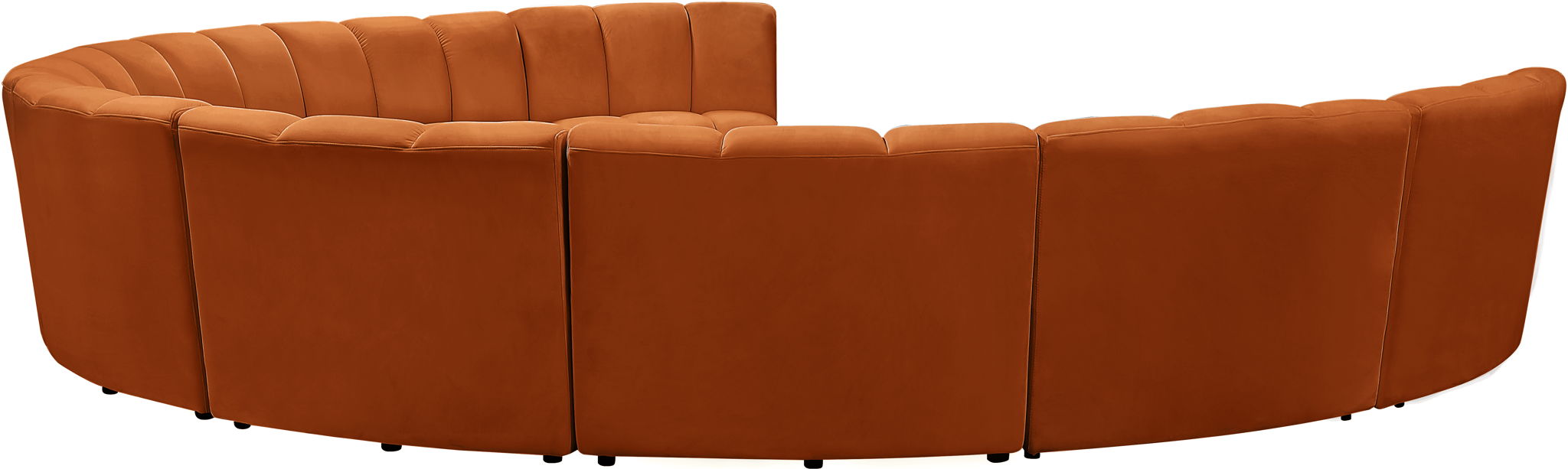 Infinity - 9 Piece Velvet Modular Sectional - Simple Home Plus