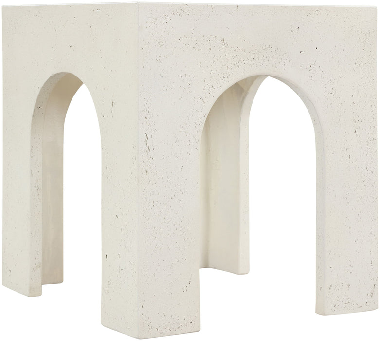 Renza - Concrete And Fiberglass Indoor / Outdoor Table - Simple Home Plus