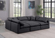 Indulge - Faux Leather 6 Piece Modular Sectional - Simple Home Plus