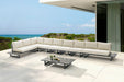 Maldives - 7 Piece Water Resistant Outdoor Patio Modular Sectional With Gray Base - Simple Home Plus
