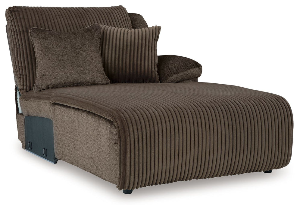 Top Tier - Raf Press Back Chaise - Chocolate - Simple Home Plus