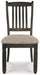 Tyler Creek - Black / Grayish Brown - Dining UPH Side Chair (Set of 2) - Slatback - Simple Home Plus