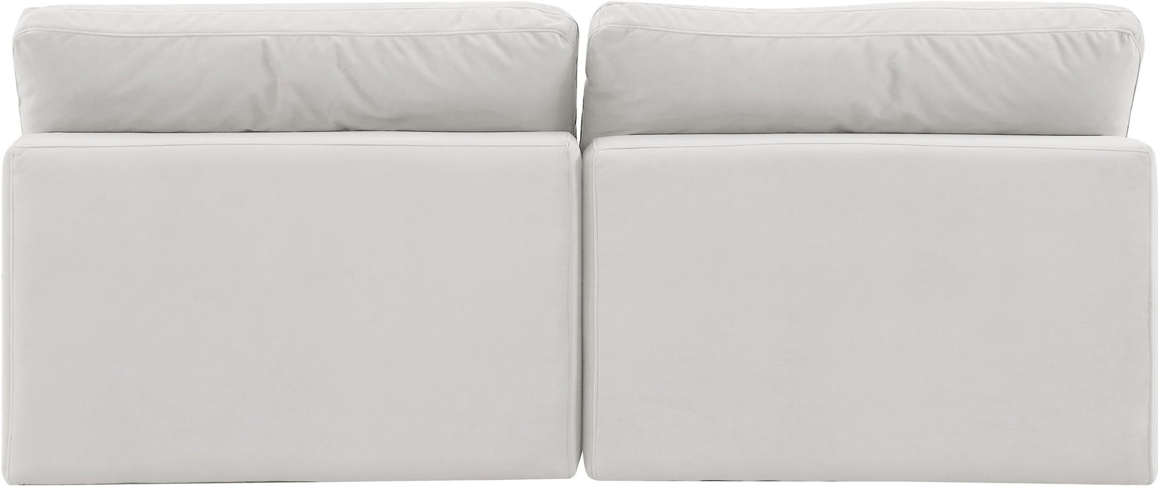 Comfy - Velvet Modular Armless Sofa 2 Seats - Simple Home Plus