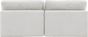 Comfy - Velvet Modular Armless Sofa 2 Seats - Simple Home Plus