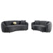 Brookside - 2 Piece Velvet Upholstered Sofa Set - Dark Gray - Simple Home Plus