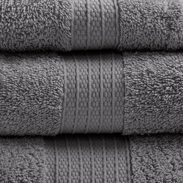 Organic - 6 Piece Towel Set - Charcoal