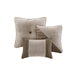 Dallas - Queen - Piece Comforter (Set of 7) - Taupe - Simple Home Plus