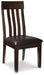 Haddigan - Dining UPH Side Chair (Set of 2) - Dark Brown - Simple Home Plus