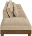 Turin - Chenille Fabric Upholstered Modular Sectional - Beige - Simple Home Plus
