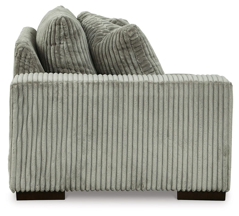 Lindyn - LAF Corner Chair - Fog - Simple Home Plus