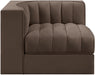 Rummi - Velvet Performance Fabric Upholstered Modular Corner Chair - Simple Home Plus