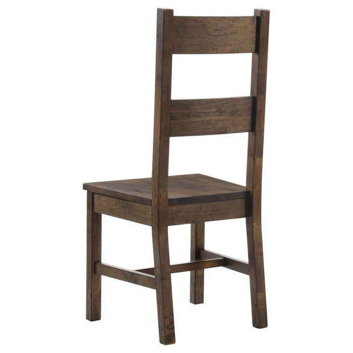 Coleman - Dining Side Chair (Set of 2) - Rustic Golden Brown - Simple Home Plus