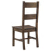 Coleman - Dining Side Chair (Set of 2) - Rustic Golden Brown - Simple Home Plus