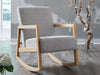 Wychworth - Gray / Natural - Accent Chair - Simple Home Plus