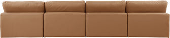 Comfy - Faux Leather Modular Armless Sofa 4 Seats - Simple Home Plus