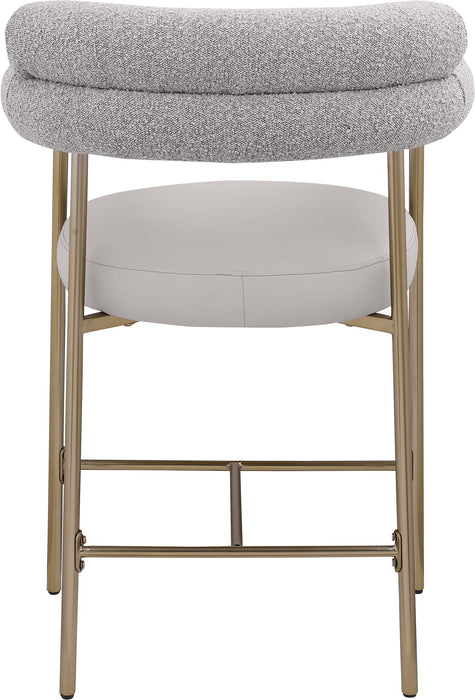 Blake - Counter Stool With Bronze Legs (Set of 2) - Simple Home Plus