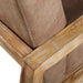 Easton - Low Profile Accent Chair - Taupe / Natural - Simple Home Plus