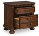 Lavinton - Brown - Three Drawer Night Stand - Simple Home Plus