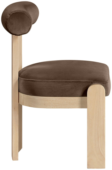 Arienzo - Performance Fabric Upholstered Dining Chair (Set of 2) - Natural Base - Simple Home Plus