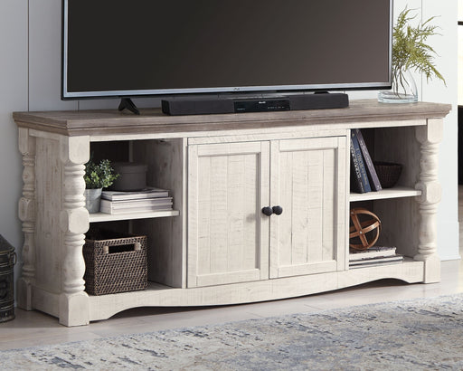 Havalance - Brown / Beige - Extra Large TV Stand - 2 Doors - Simple Home Plus