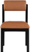 Roundhill - Faux Leather Dining Chair (Set of 2) - Black Frame - Simple Home Plus