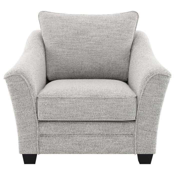 Tomkins - Boucle Upholstered Chair - Light Gray - Simple Home Plus