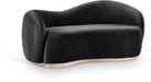 Gustavo - Velvet Upholstered Loveseat - Simple Home Plus