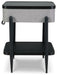 Jorvalee - Gray / Black - Accent Table with Speaker - Simple Home Plus