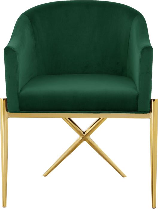 Xavier - Dining Chair with Gold Legs - Simple Home Plus