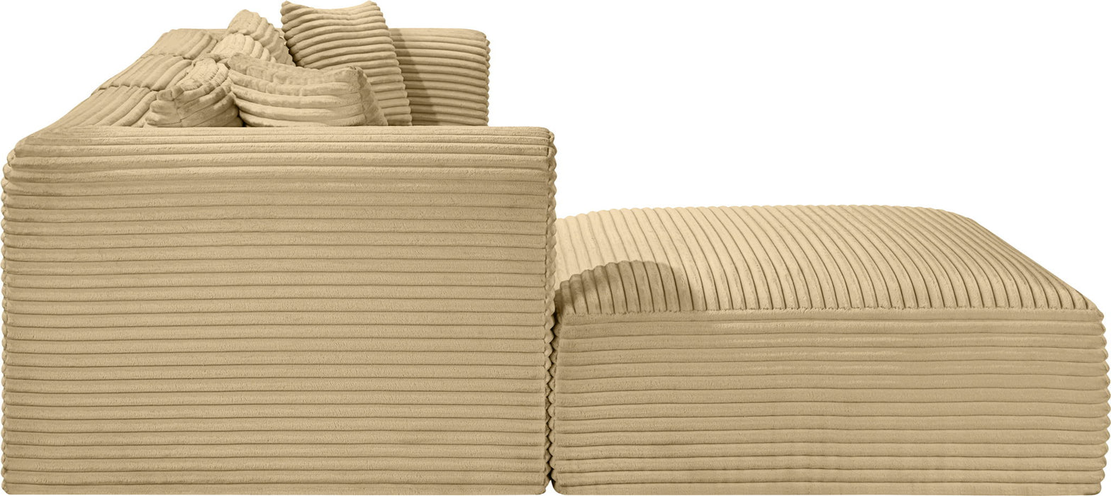 Shaggy - 4 Piece Modular Sectional - Simple Home Plus