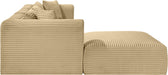 Shaggy - 4 Piece Modular Sectional - Simple Home Plus