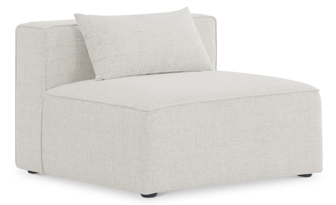 Cube - Linen Armless Chair - Simple Home Plus
