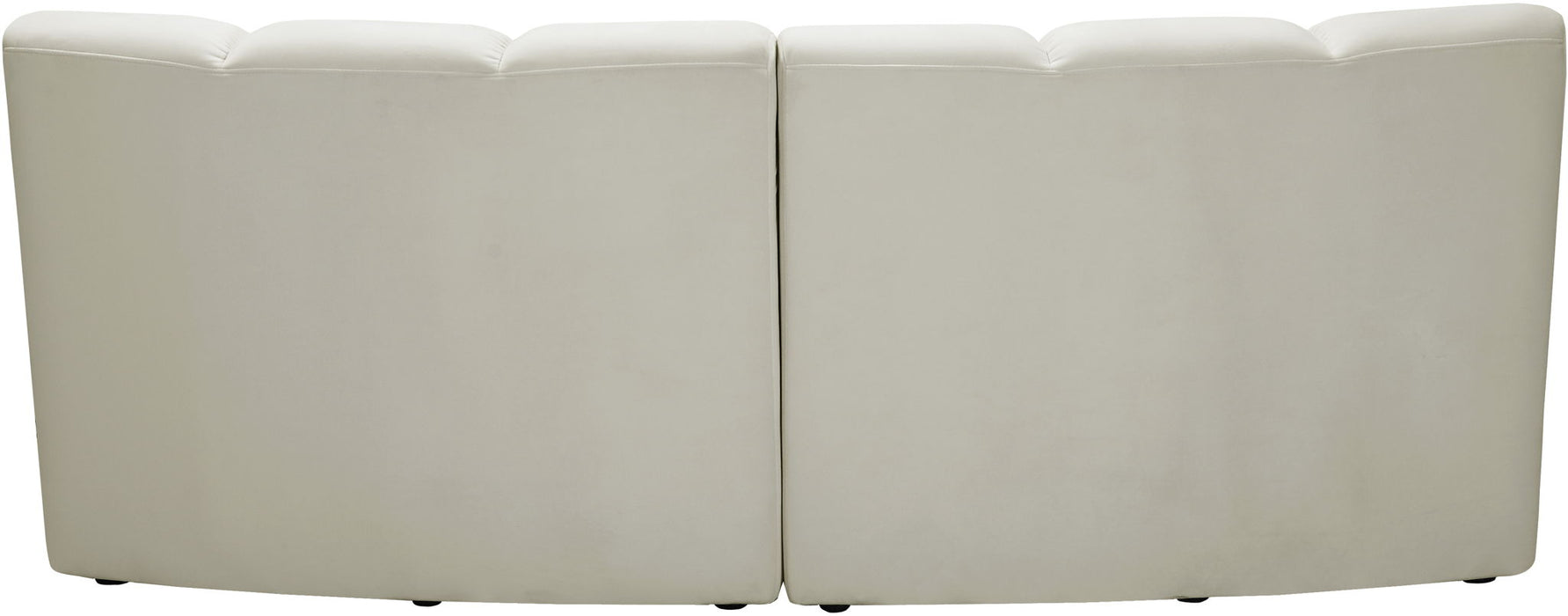 Infinity - 2 Piece Velvet Modular Sectional - Simple Home Plus