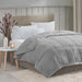 Coleman - King Reversible Down Alternative Blanket With HeiQ Smart Temp Treatment - Gray - Simple Home Plus