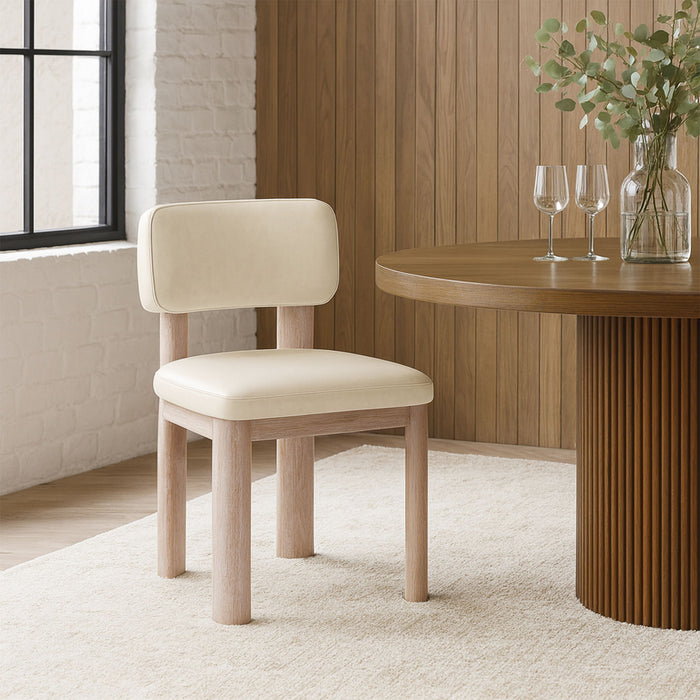 Paloma - Faux Leather Upholstered Dining Chair (Set of 2) - Simple Home Plus
