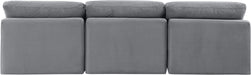 Indulge - Velvet 3 Seat Modular Armless Sofa - Simple Home Plus