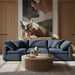Madera - Oak Veneer And Solid Wood Table - Simple Home Plus