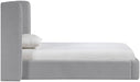 Kendall - Linen Textured Fabric Upholstered Bed - Simple Home Plus