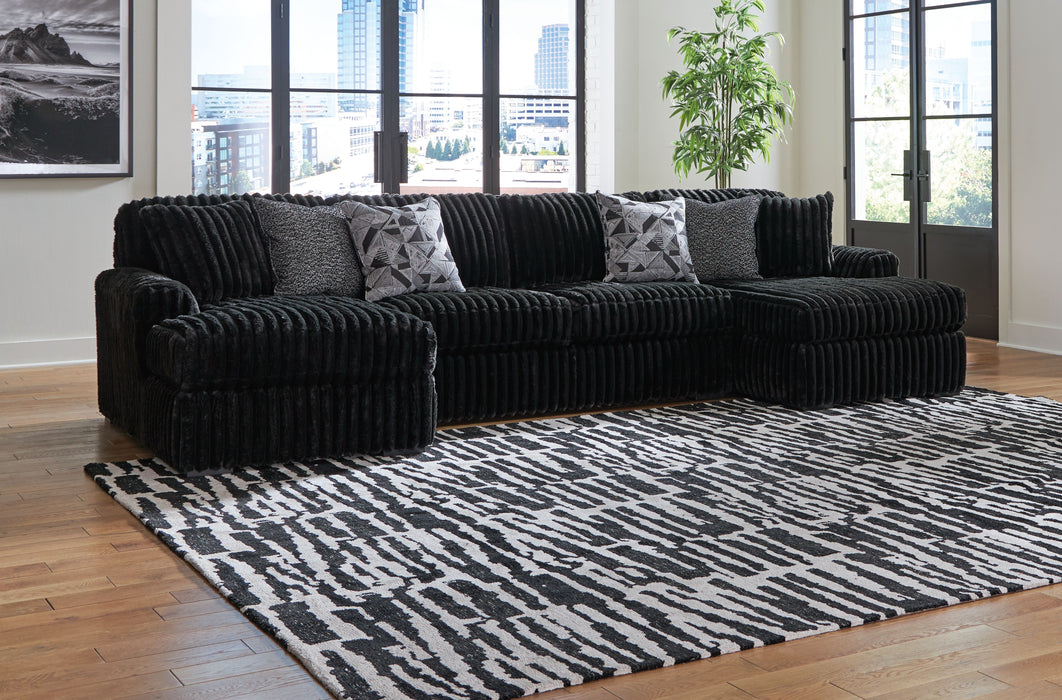 Midnight-Madness - Sectional Set - Simple Home Plus