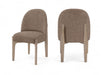 Torino - Upholstered Dining Chair With Brushed Natural Base (Set of 2) - Simple Home Plus