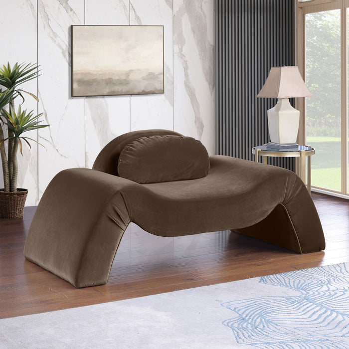 Austin - Velvet Accent Chair - Simple Home Plus