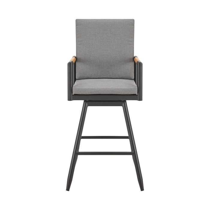 Crown - Outdoor Patio Swivel Bar Stool Set