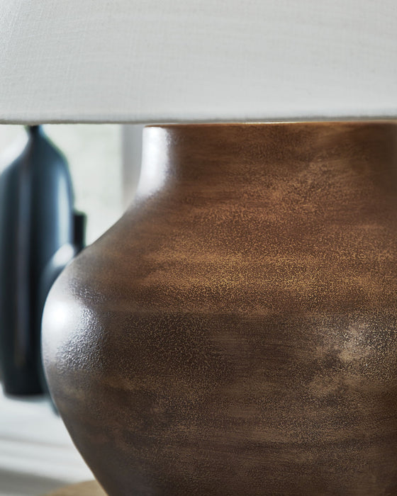 Whitham - Metal Table Lamp - Antique Copper Finish - Simple Home Plus