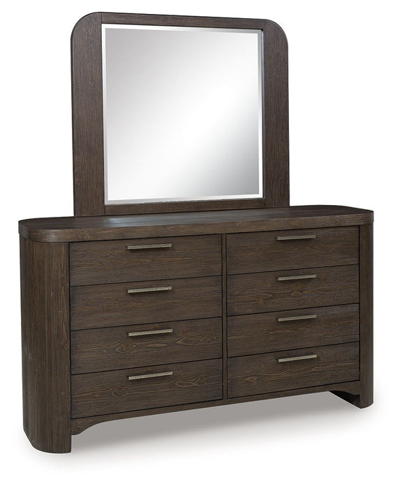 Neo - Rich Brown - Dresser And Mirror - Simple Home Plus