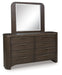 Neo - Rich Brown - Dresser And Mirror - Simple Home Plus