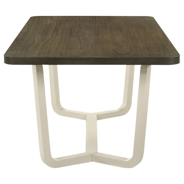 Biloxi - Rectangular Wood Dining Table - Grayish Brown - Simple Home Plus