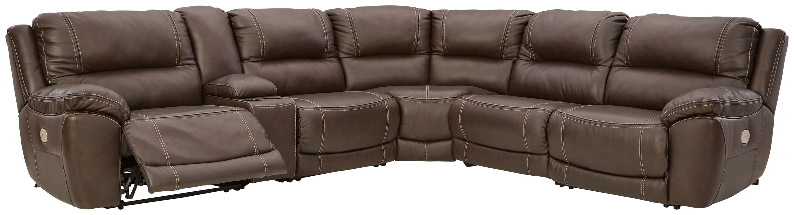 Dunleith - Power Reclining Sectional - Simple Home Plus
